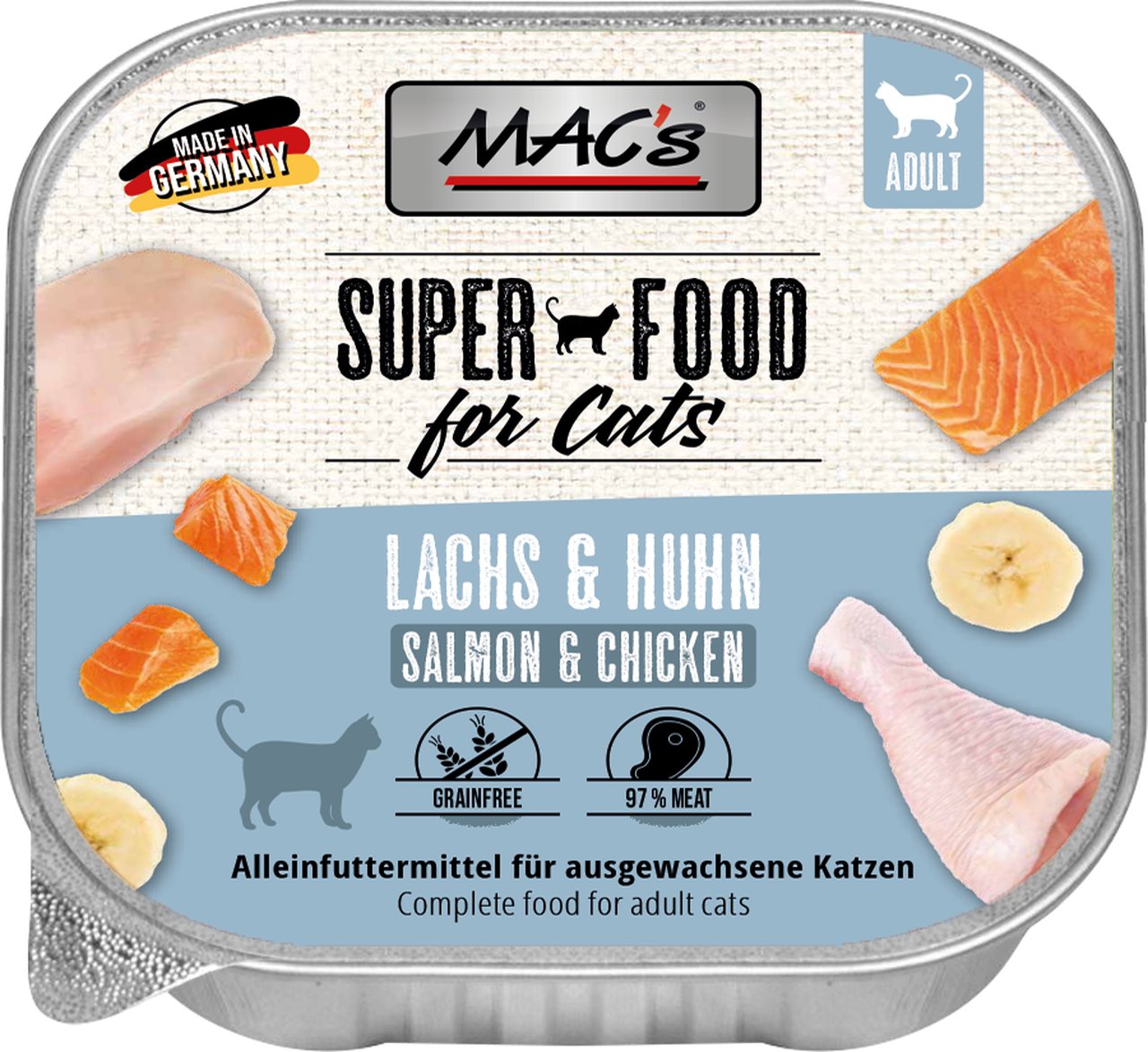 MAC's Cat Schale Lachs & Huhn 100g