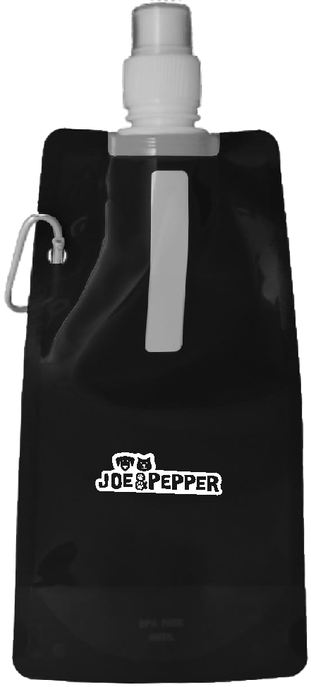 Faltbare Wasserflasche Joe & Pepper