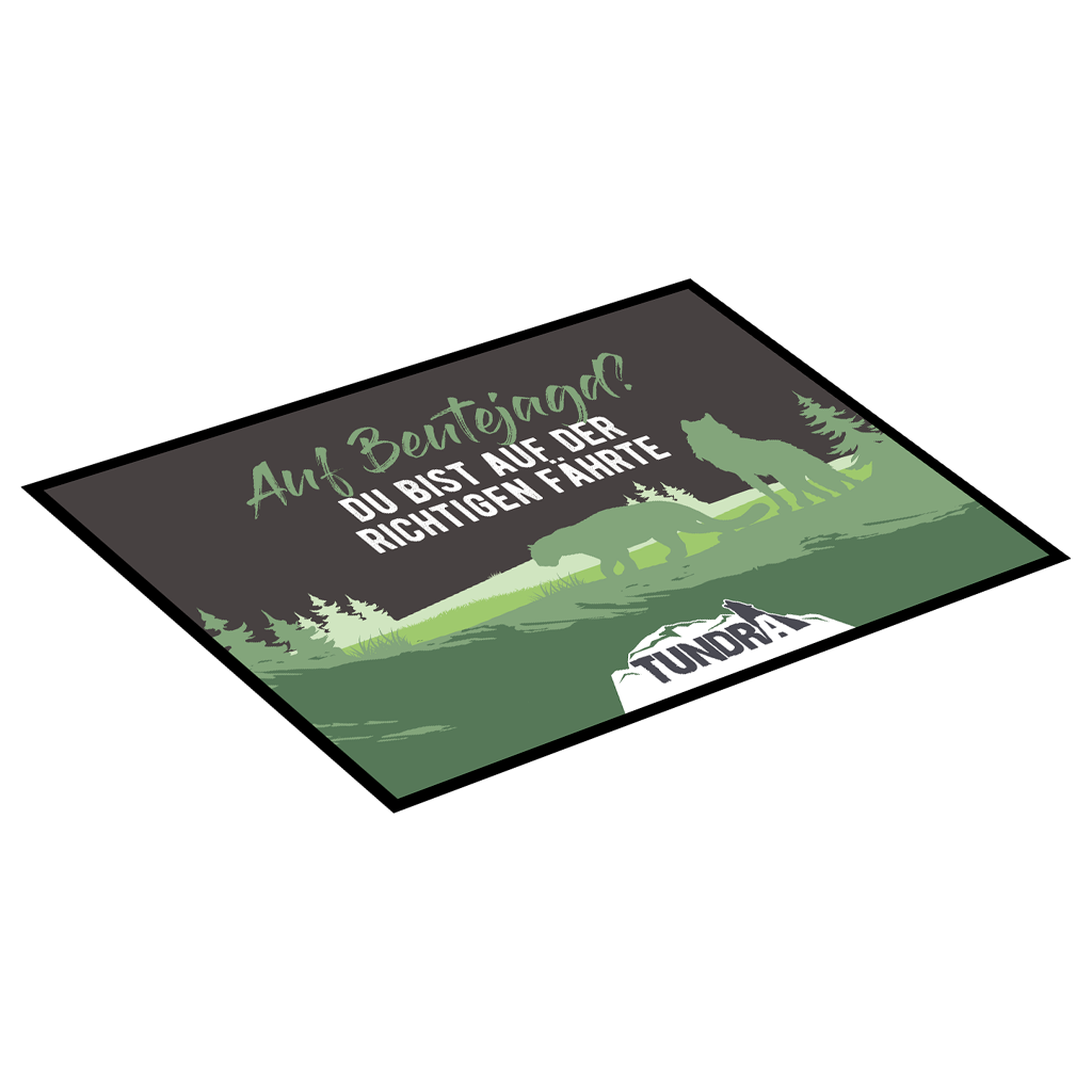 Tundra Fußmatte "Auf Beutejagd?" 50x75 cm Tundra Fußmatte "Auf Beutejagd?" 50x75 cm