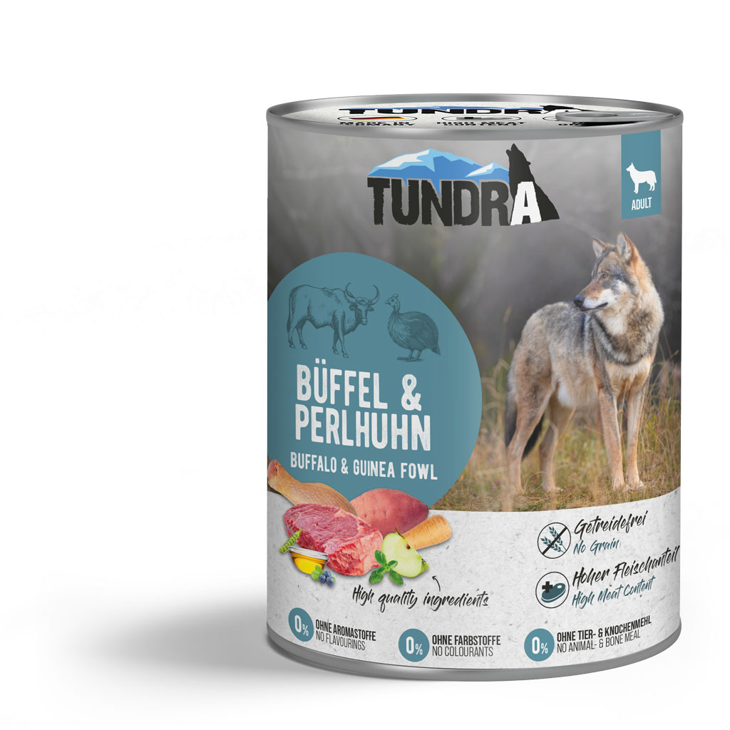 Tundra Dog Büffel & Perlhuhn 800g *NEU*