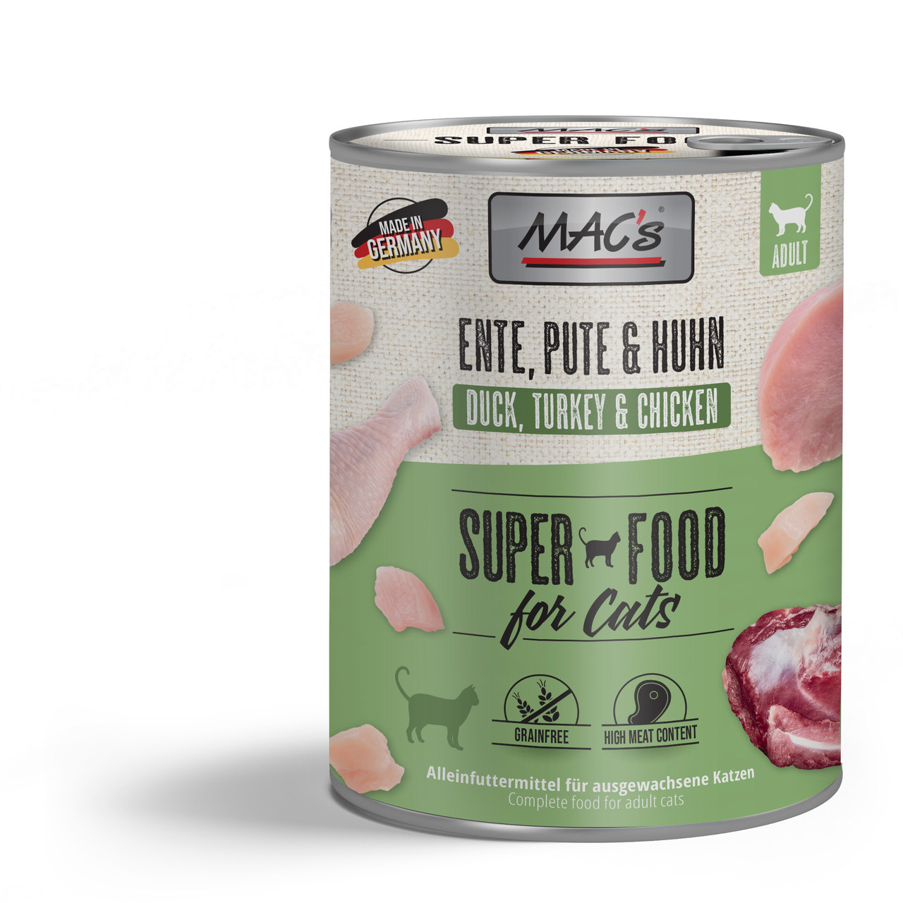 MAC's Cat Ente, Pute & Huhn 800g MAC's Cat Ente, Pute & Huhn 800g