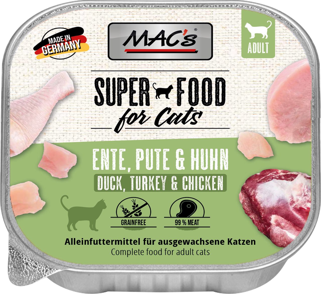 MAC's Cat Schale Ente, Pute & Huhn 100g