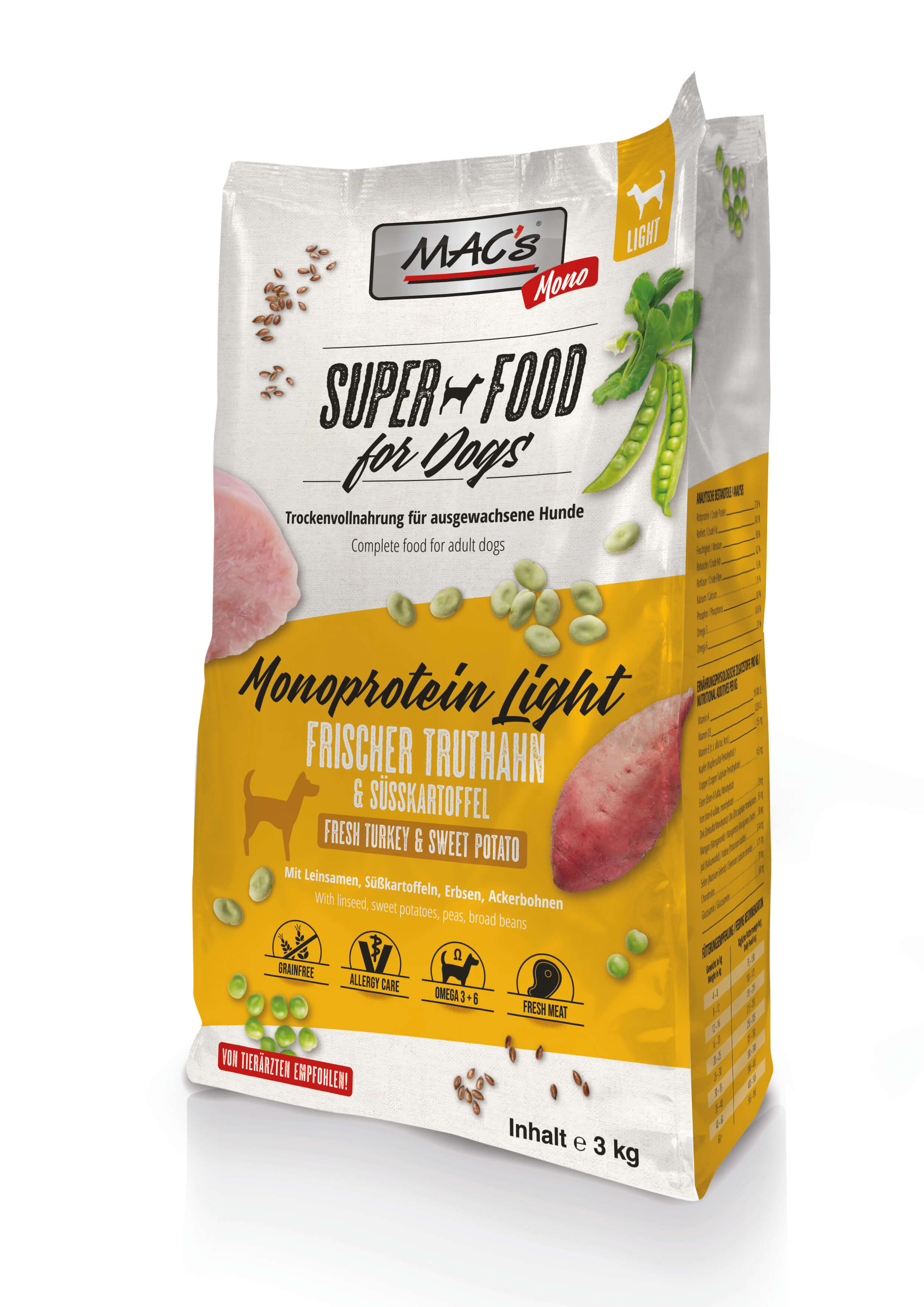 MAC's Dog Mono Senior/Light 3kg