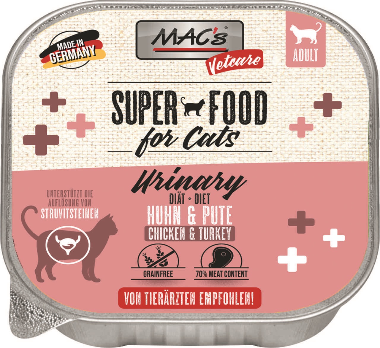 MAC's Cat Vetcare Huhn & Pute Urinary 100g
