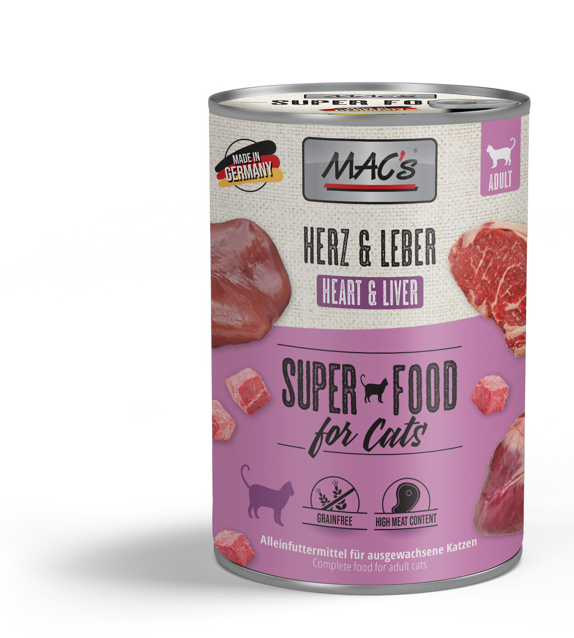 MAC's Cat Herz & Leber 400g MAC's Cat Herz & Leber 400g