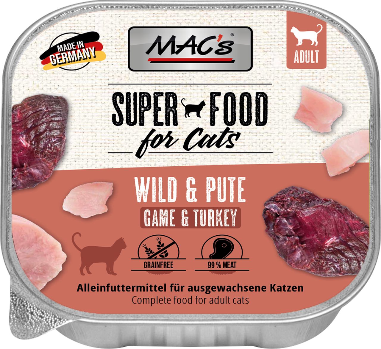 MAC's Cat Schale Wild & Pute 100g
