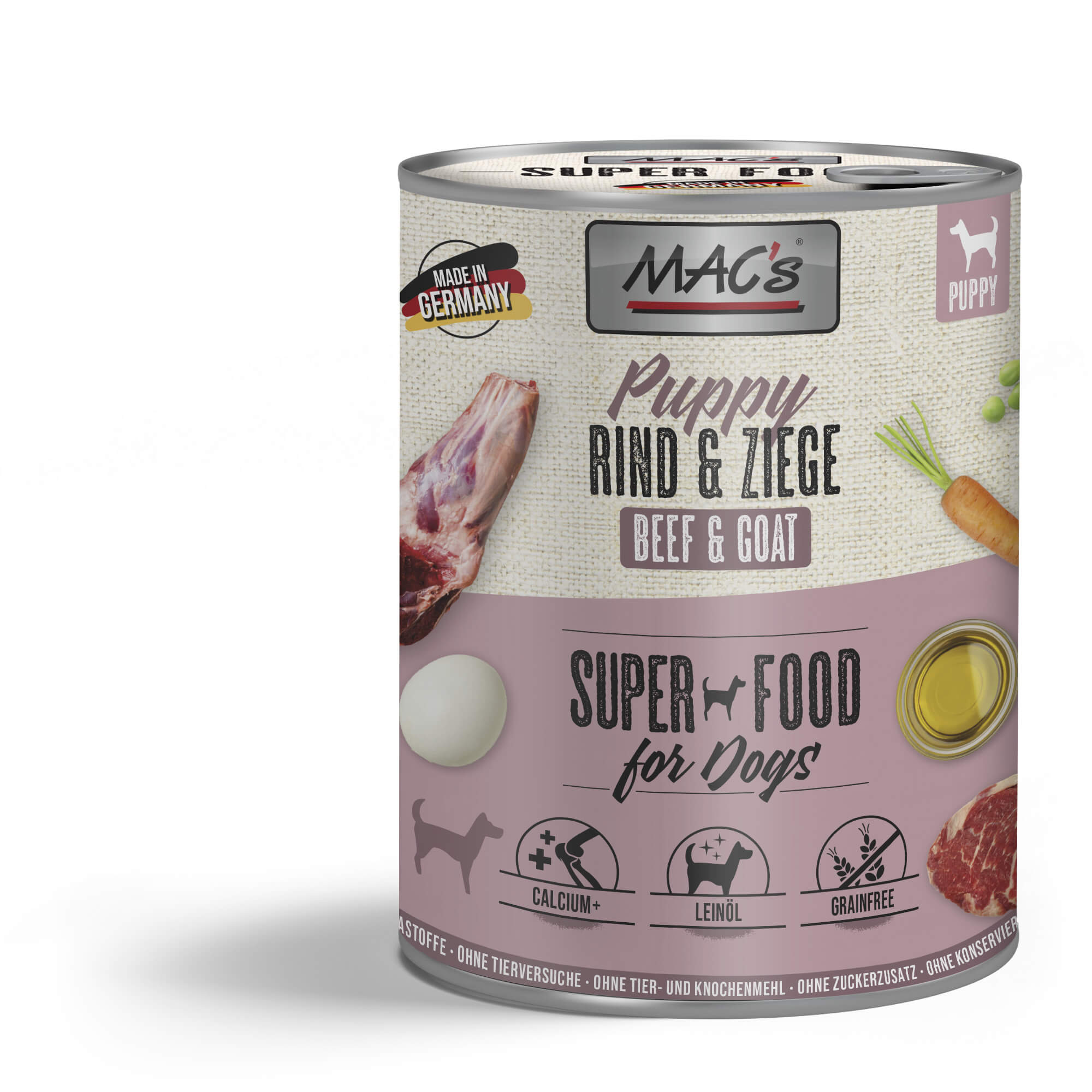 MAC's Dog Puppy Rind & Ziege 800g