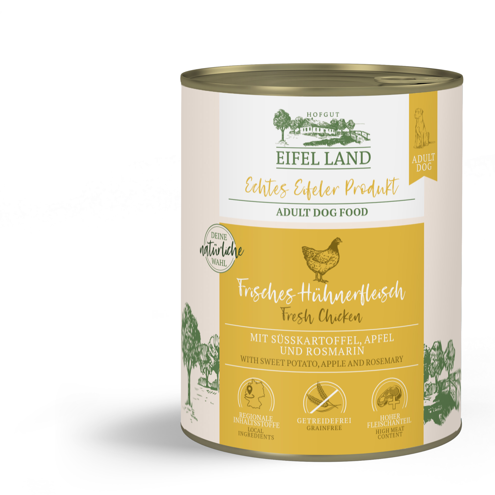 Eifel Land Dog frisches Hühnerfleisch  800g