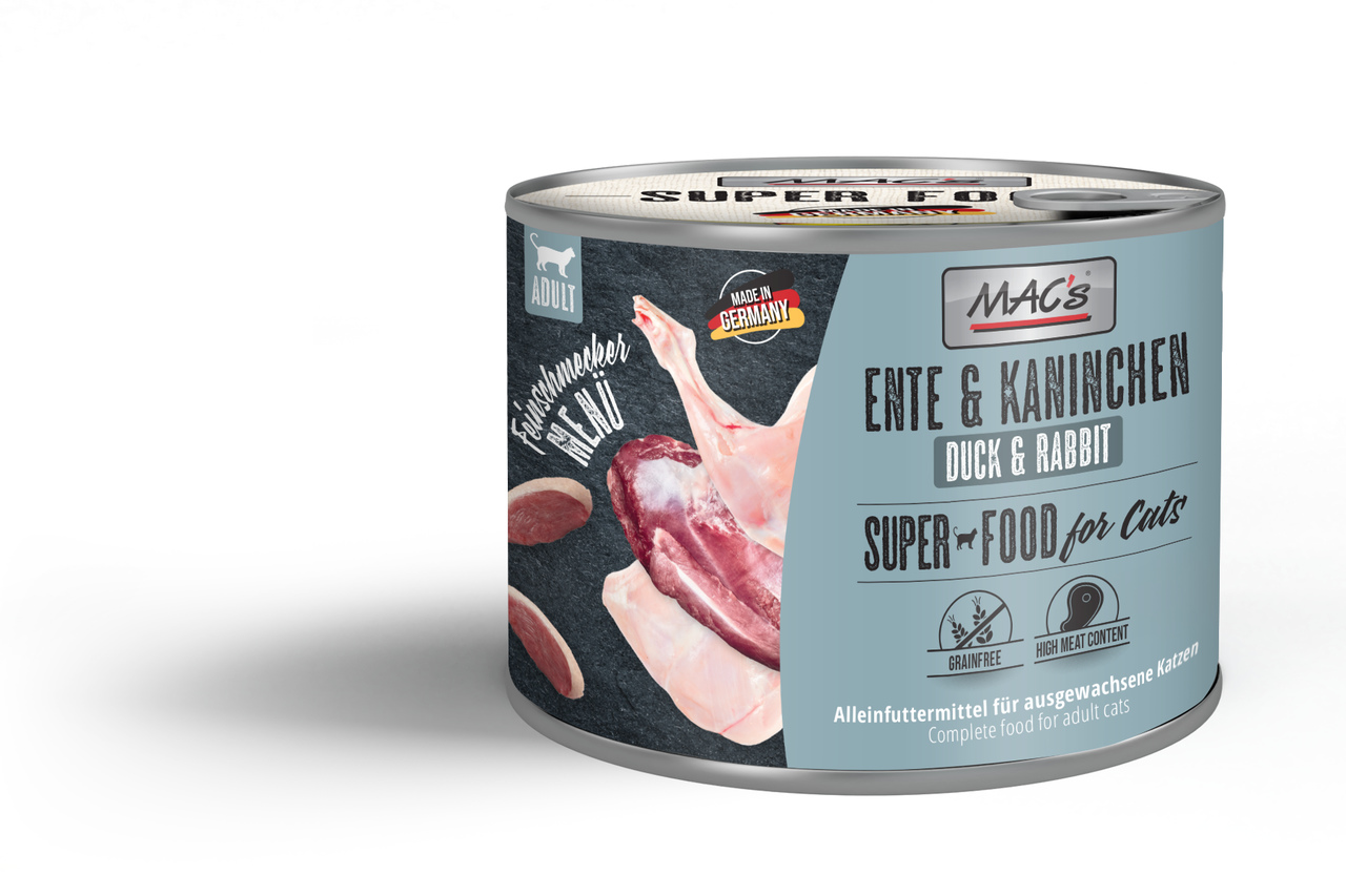 MAC's Cat Feinschmecker Ente & Kaninchen 200g