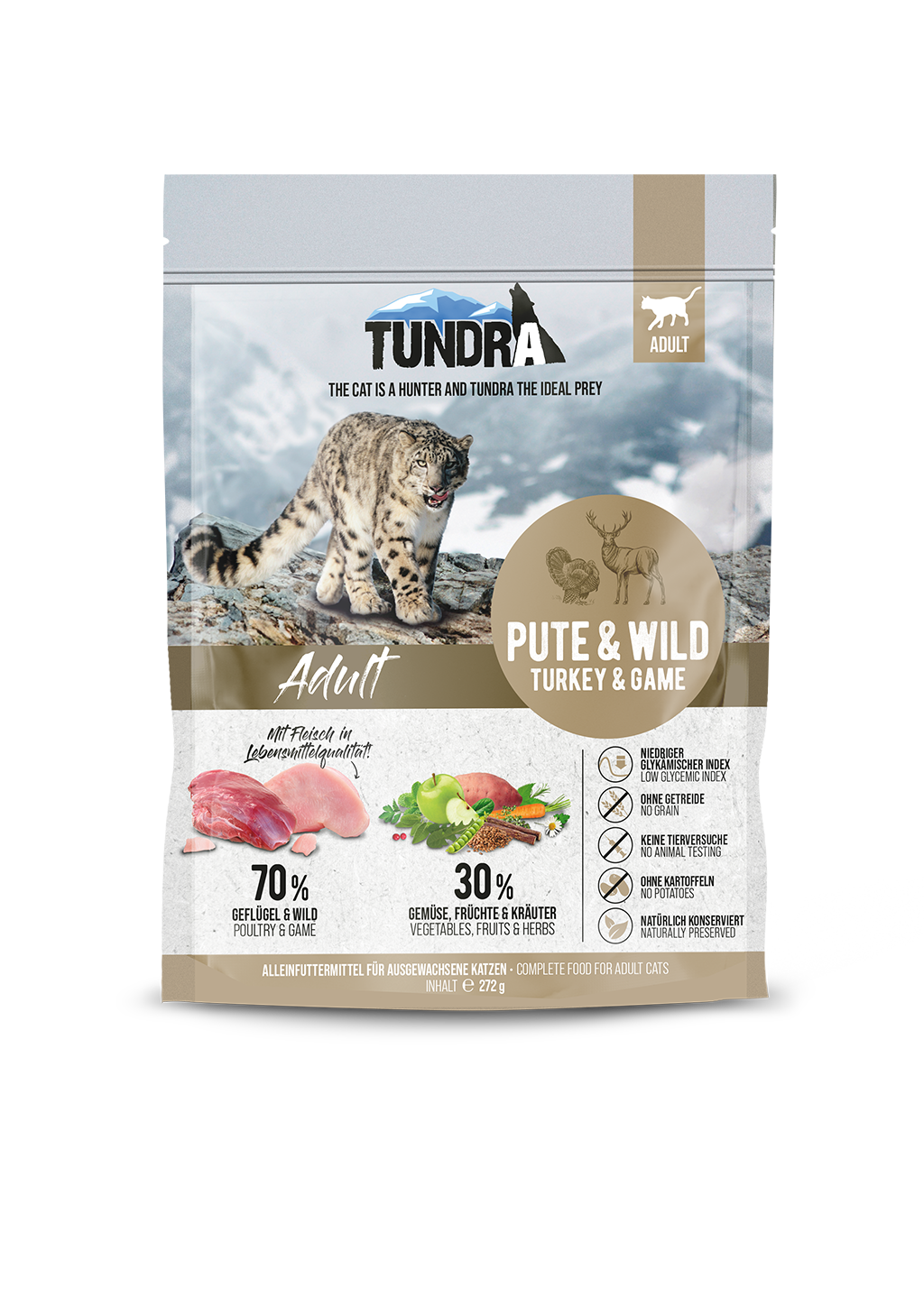 Tundra Cat Pute & Wild 272g