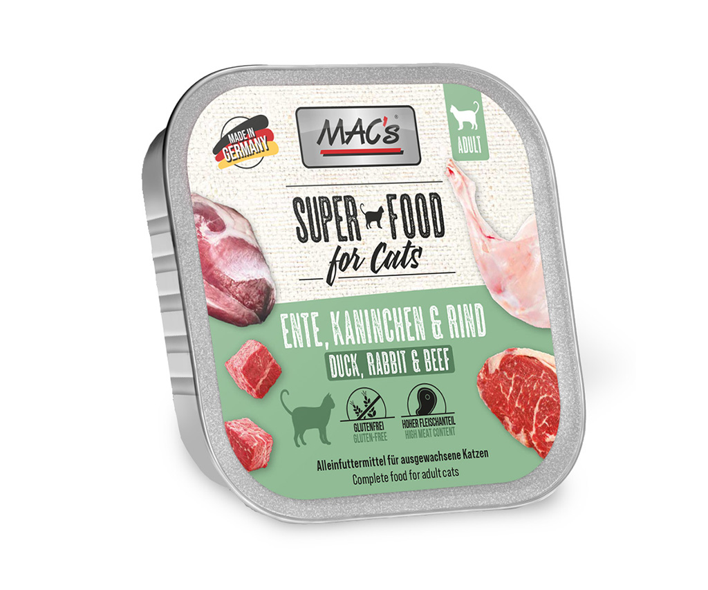 MAC's Cat Schale Ente, Kaninchen & Rind 100g