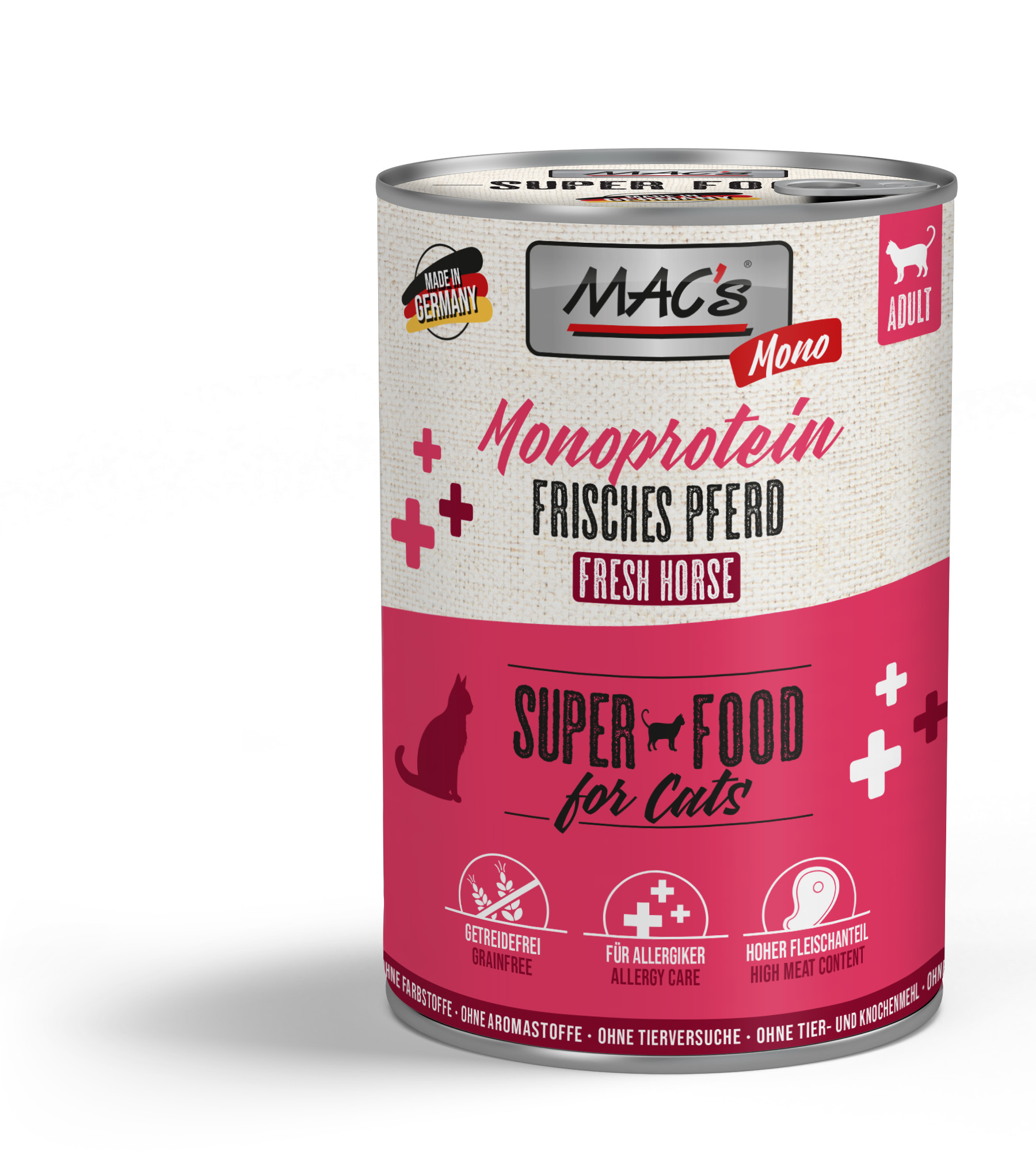 MAC's Cat Mono frisches Pferd 400g