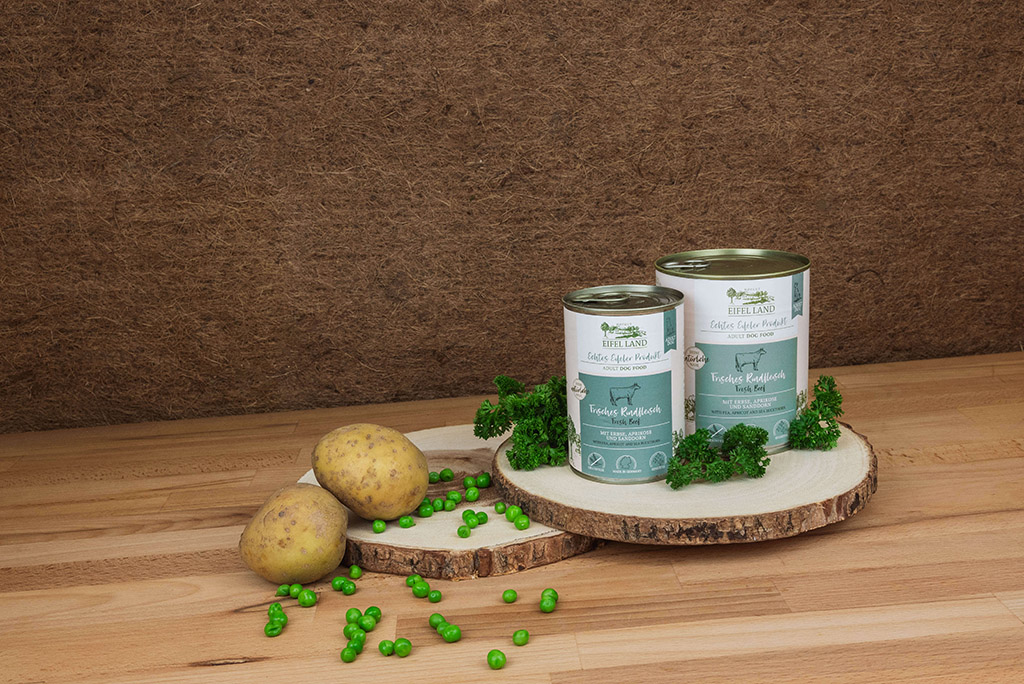 Eifel Land Dog frisches Rindfleisch 800g