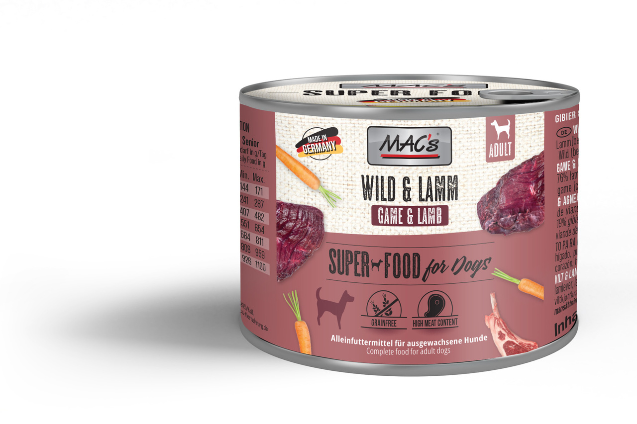 MAC's Dog Wild & Lamm 200g