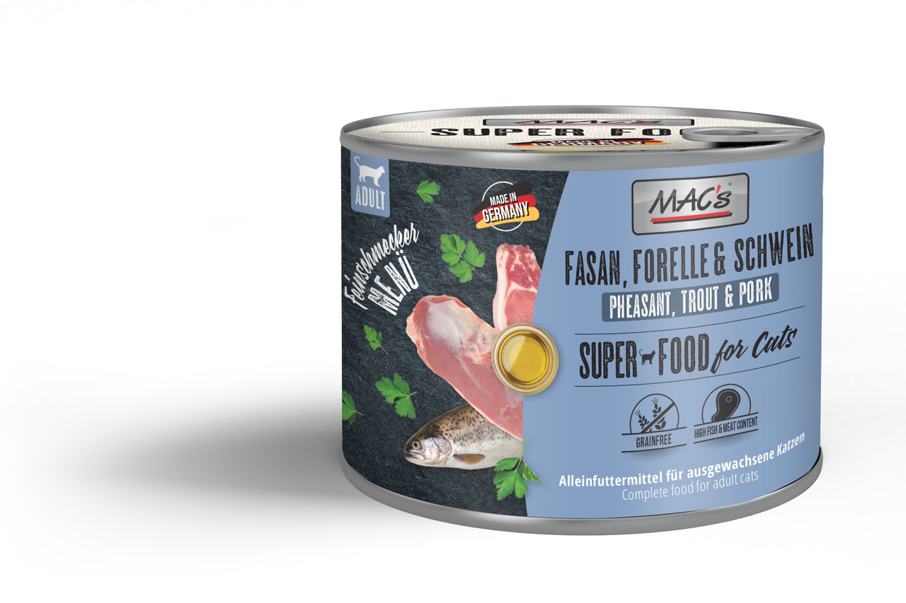 MAC's Cat Feinschm. Fasan, Forelle & Schwein 200g