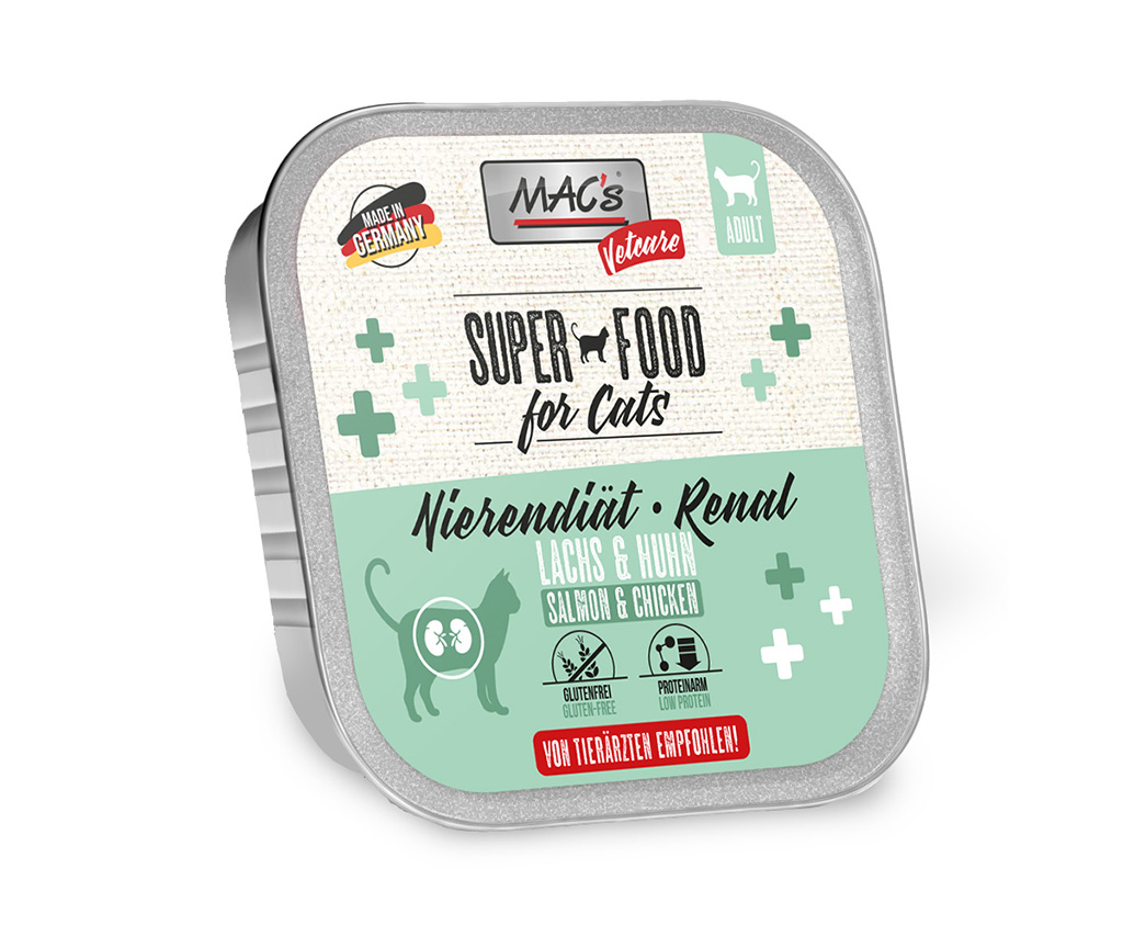 MAC's Cat Vetcare Lachs & Huhn Nierendiät 100g