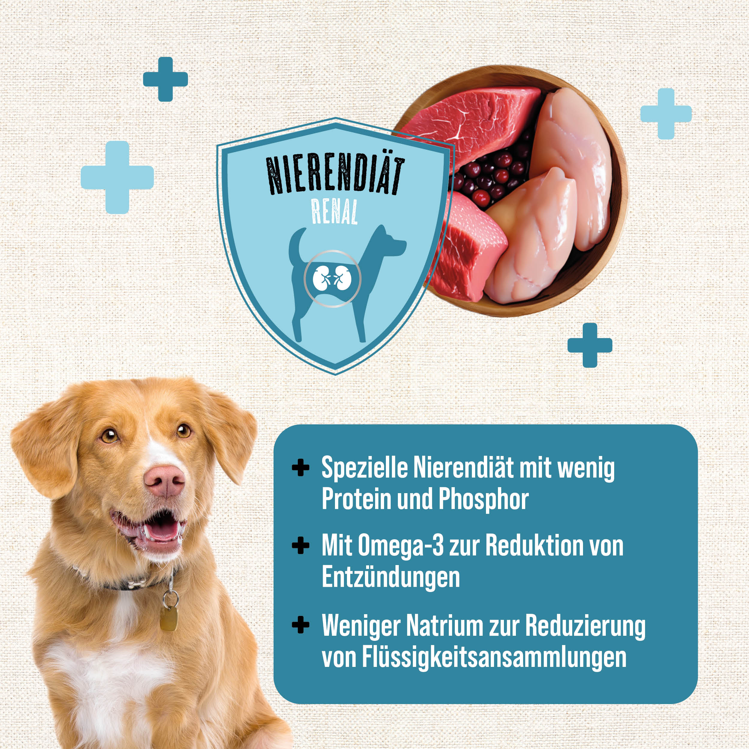 MAC's Dog Vetcare Nierendiät Huhn & Rind 400g