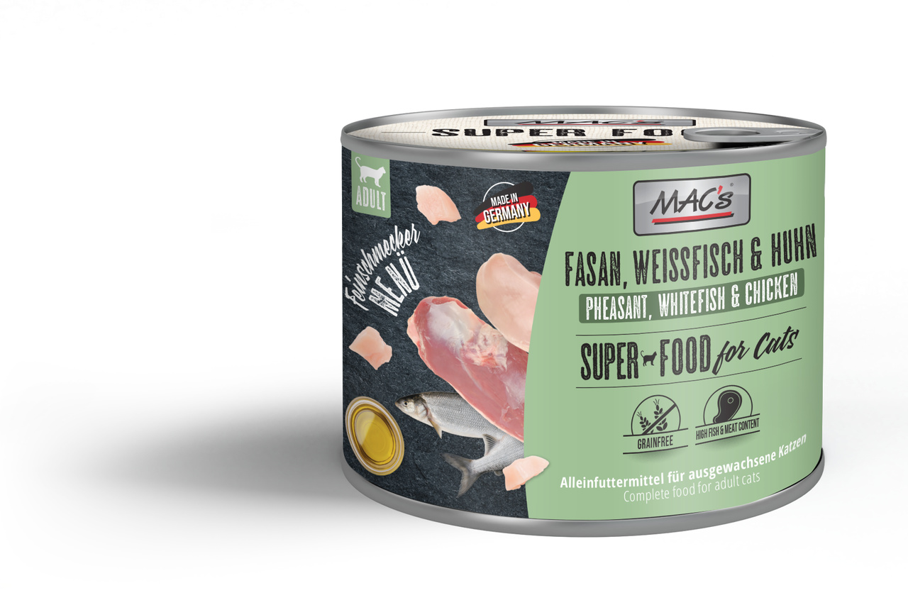 MAC's Cat Feinschm. Fasan, Weißfisch & Huhn 200g