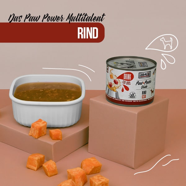 MAC's Dog Paw Power Drink Rind 200g