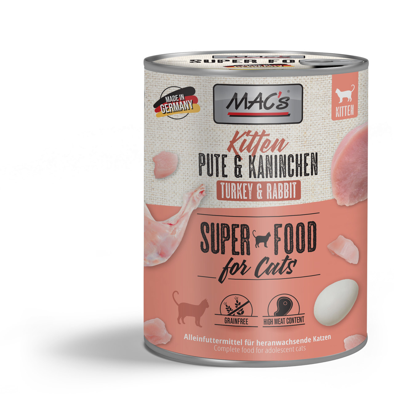MAC's Cat Kitten Pute & Kaninchen 800g