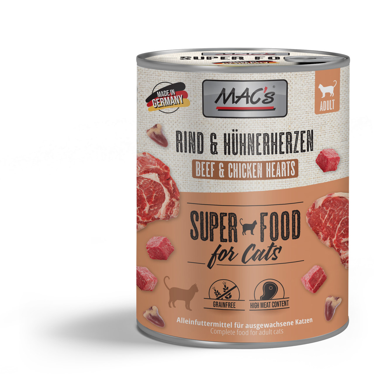 MAC's Cat Rind & Hühnerherzen 800g