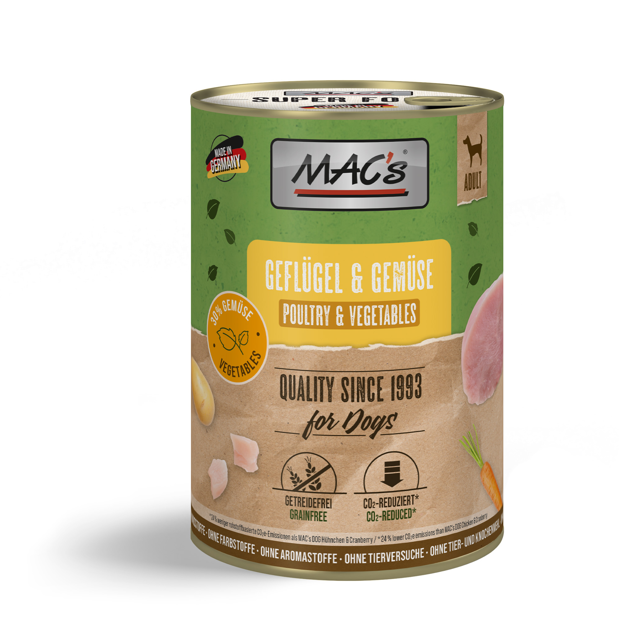 MAC's Dog Geflügel & Gemüse 400g