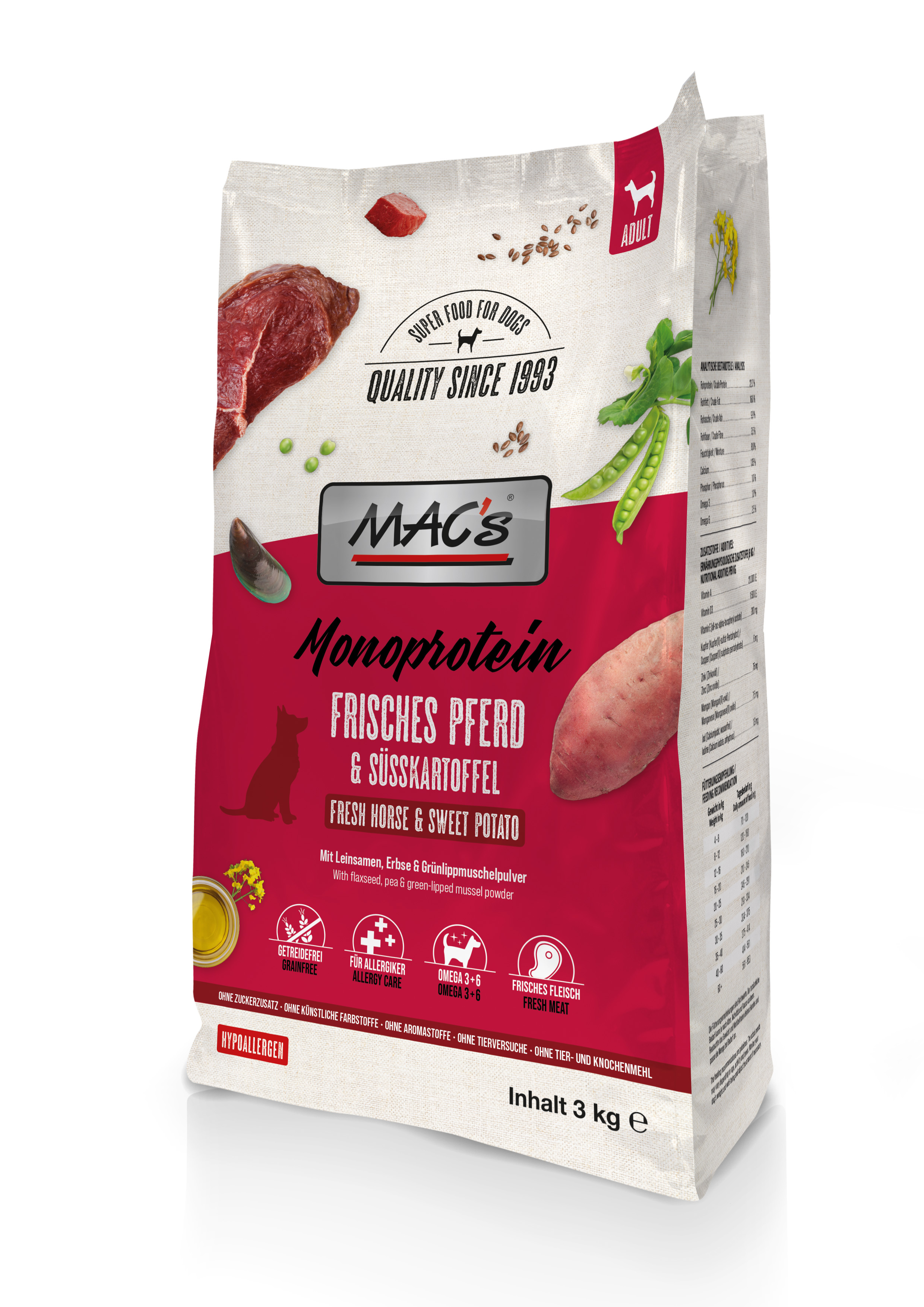 MAC's Dog Mono frisches Pferd 3kg