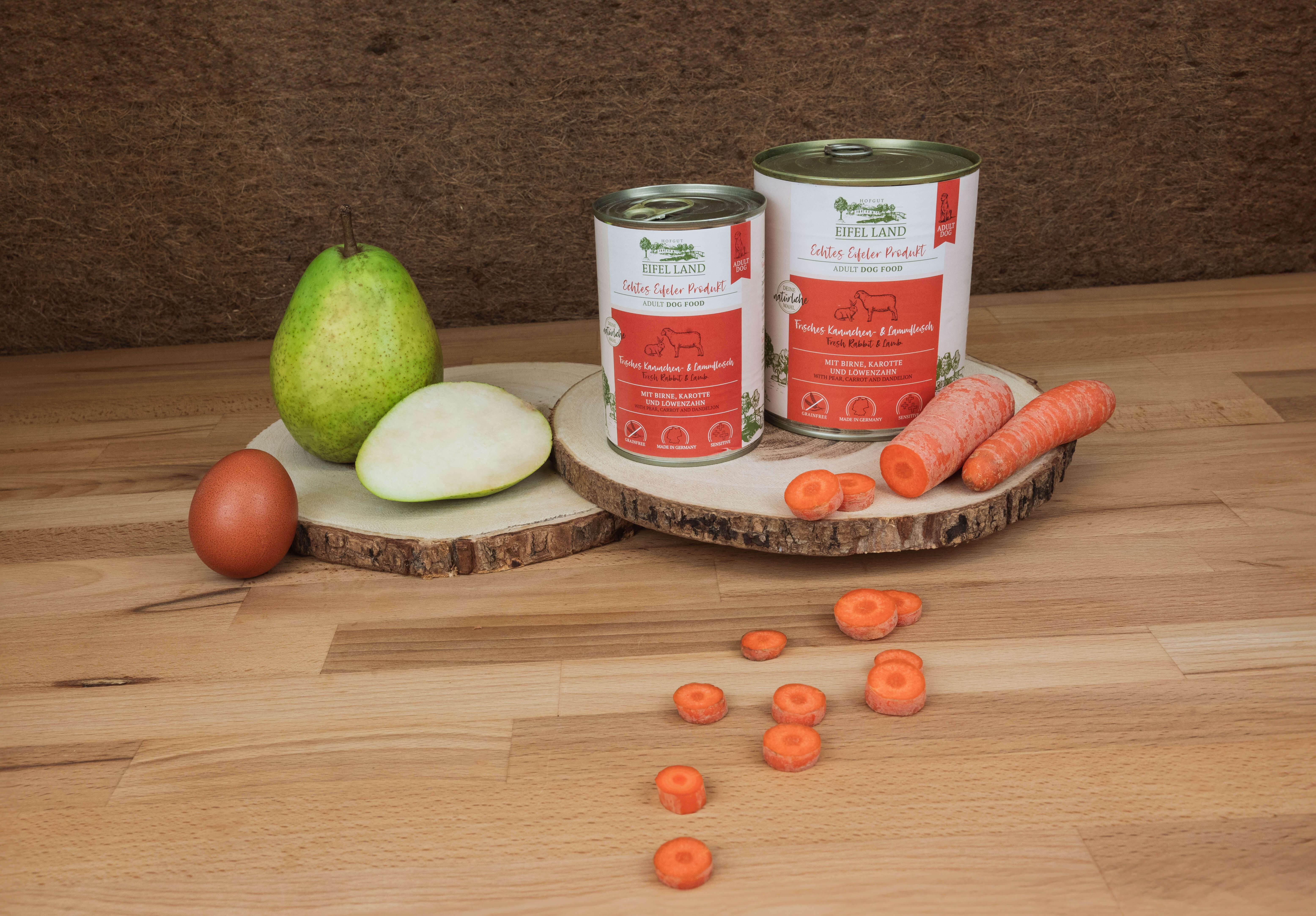 Eifel Land Dog fr. Kaninchen- & Lammfleisch 800g