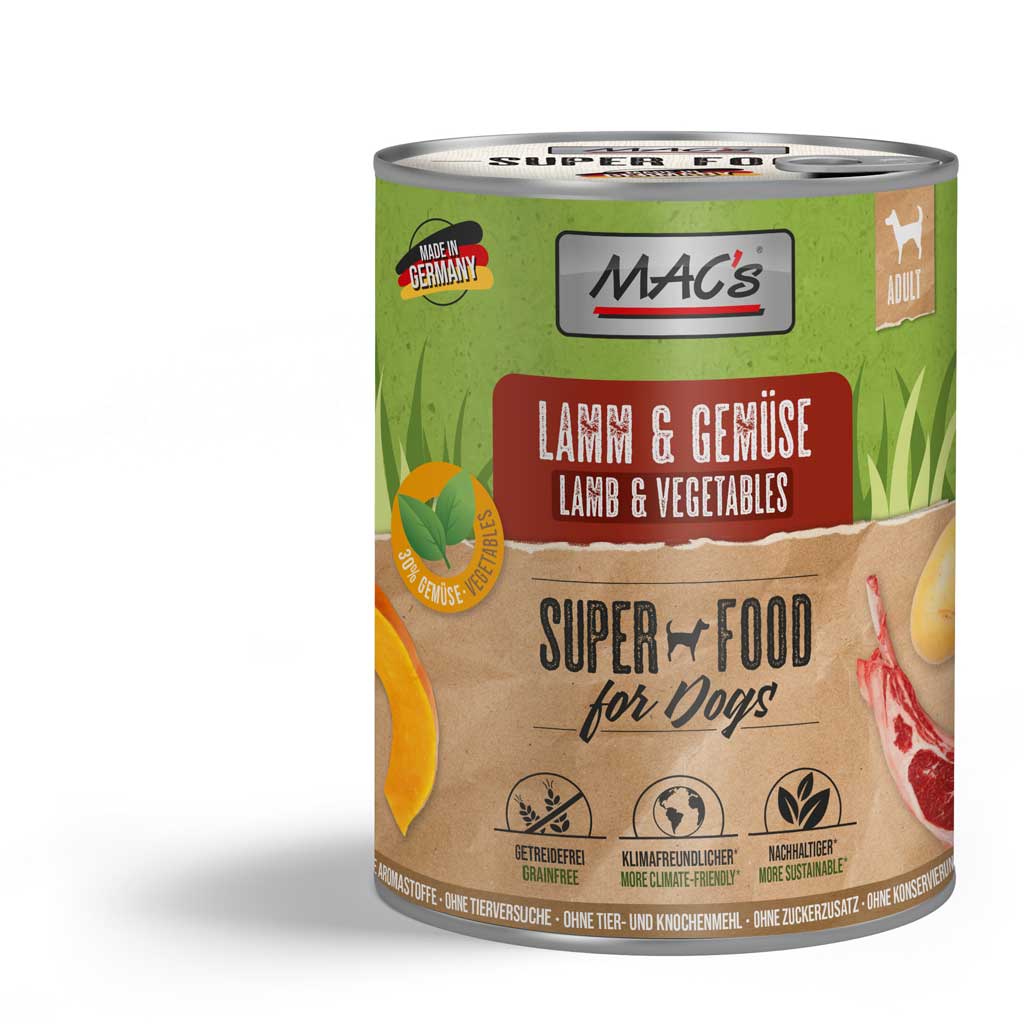 MAC's Dog Lamm & Gemüse 800g