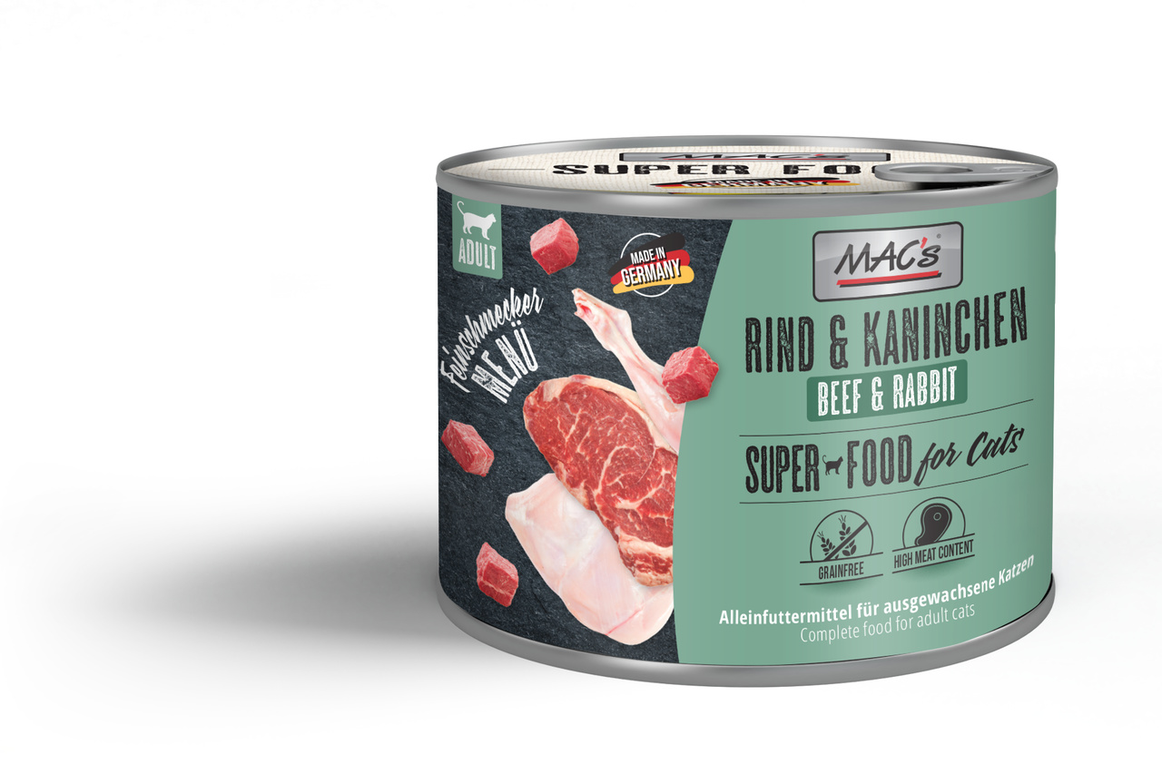 MAC's Cat Feinschmecker Rind & Kaninchen 200g