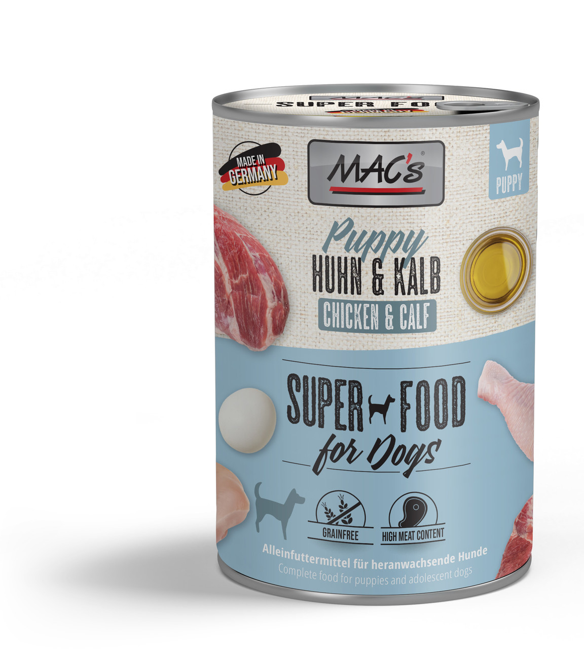 MAC's Dog Puppy Huhn & Kalb 400g