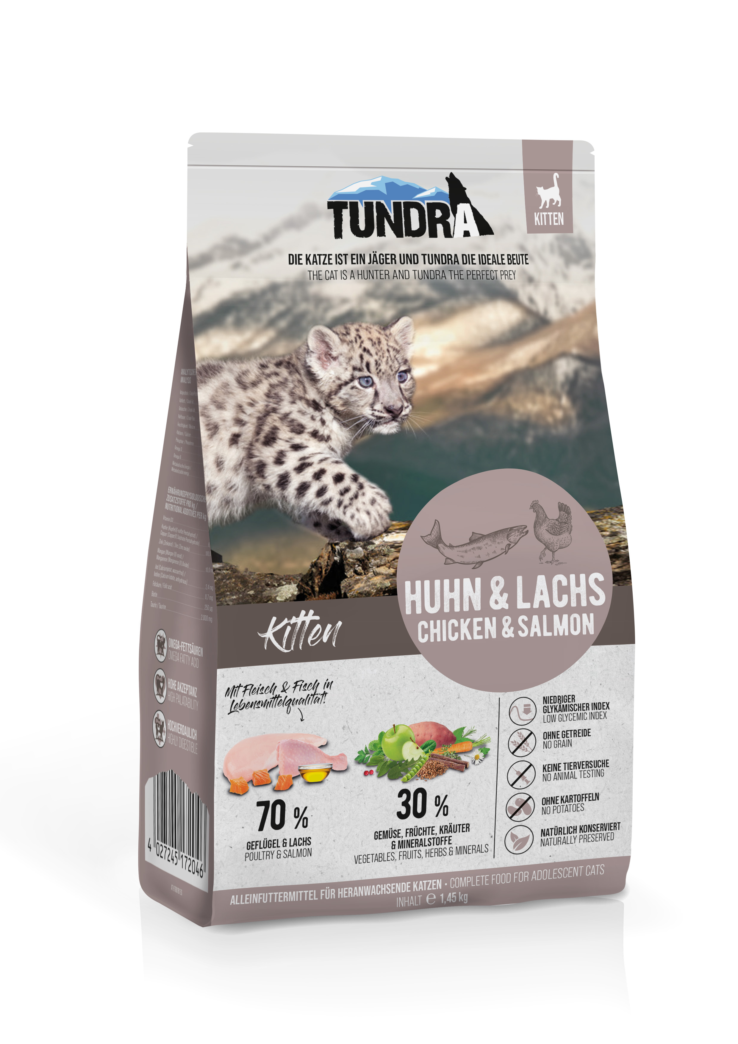 Tundra Cat Kitten Huhn & Lachs 1,45kg