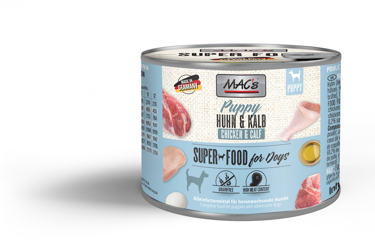 MAC's Dog Puppy Huhn & Kalb 200g