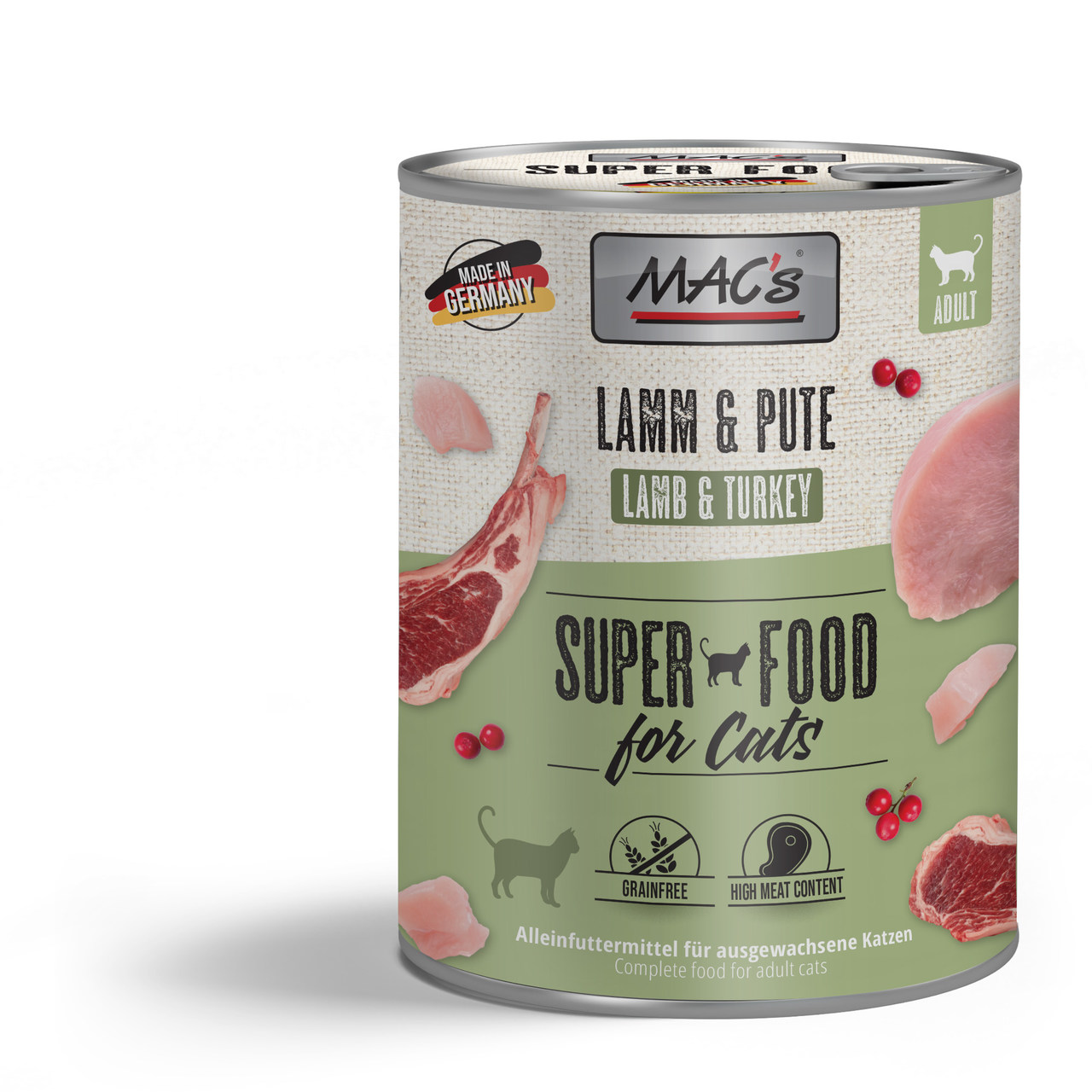 MAC's Cat Lamm & Pute 800g MAC's Cat Lamm & Pute 800g