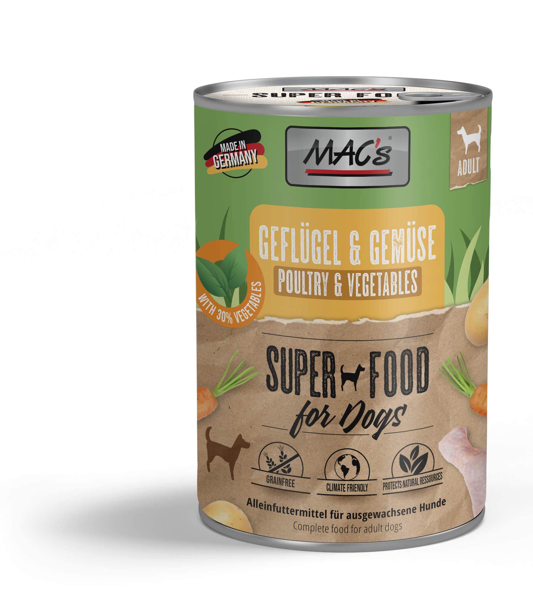 MAC's Dog Geflügel & Gemüse 400g