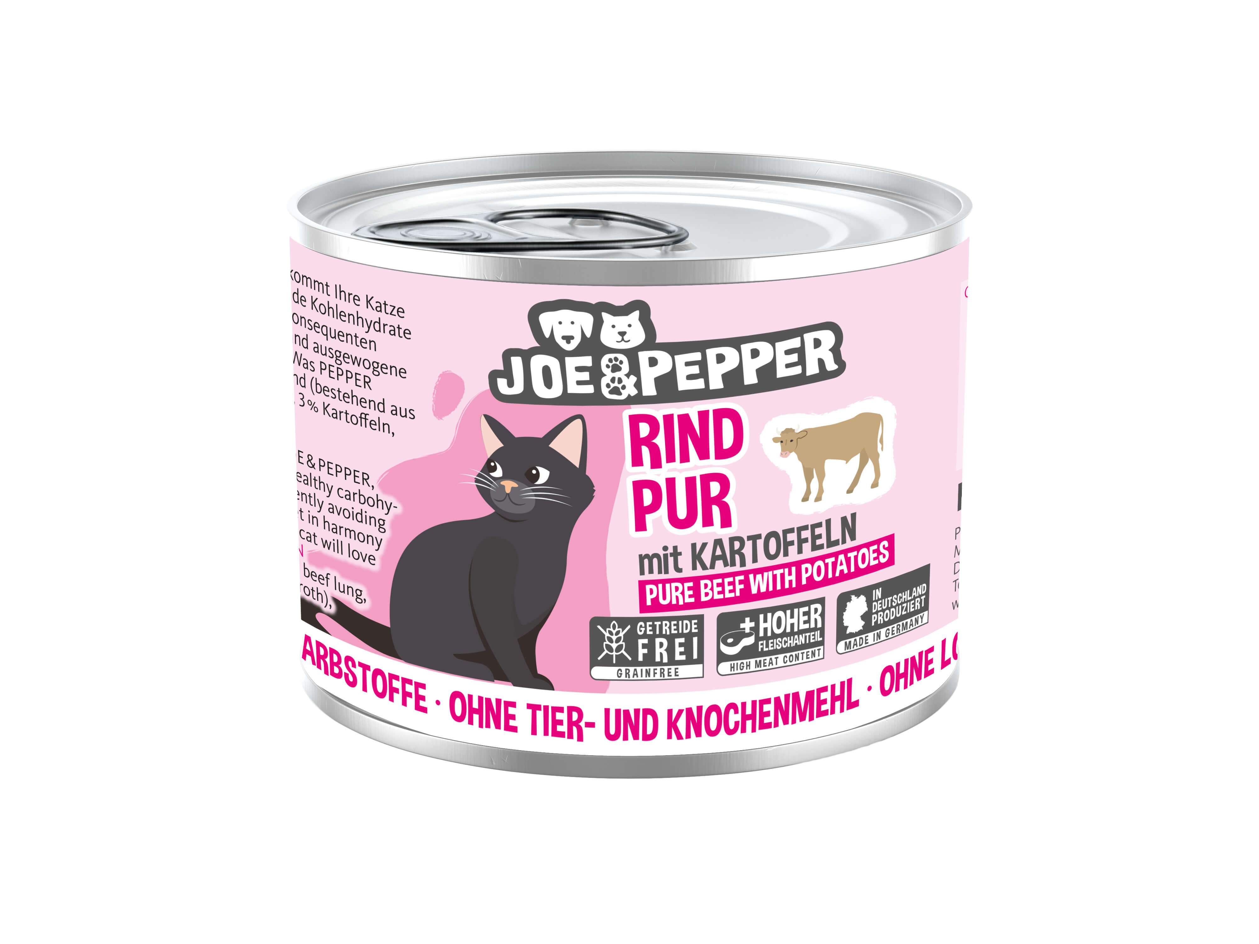 Joe & Pepper Cat Rind pur mit Kartoffeln 200g