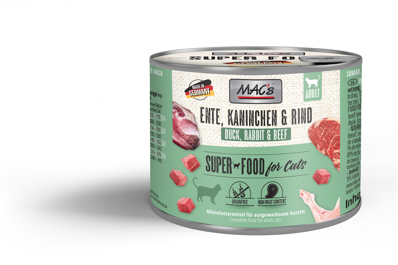 MAC's Cat Ente, Kaninchen & Rind 200g