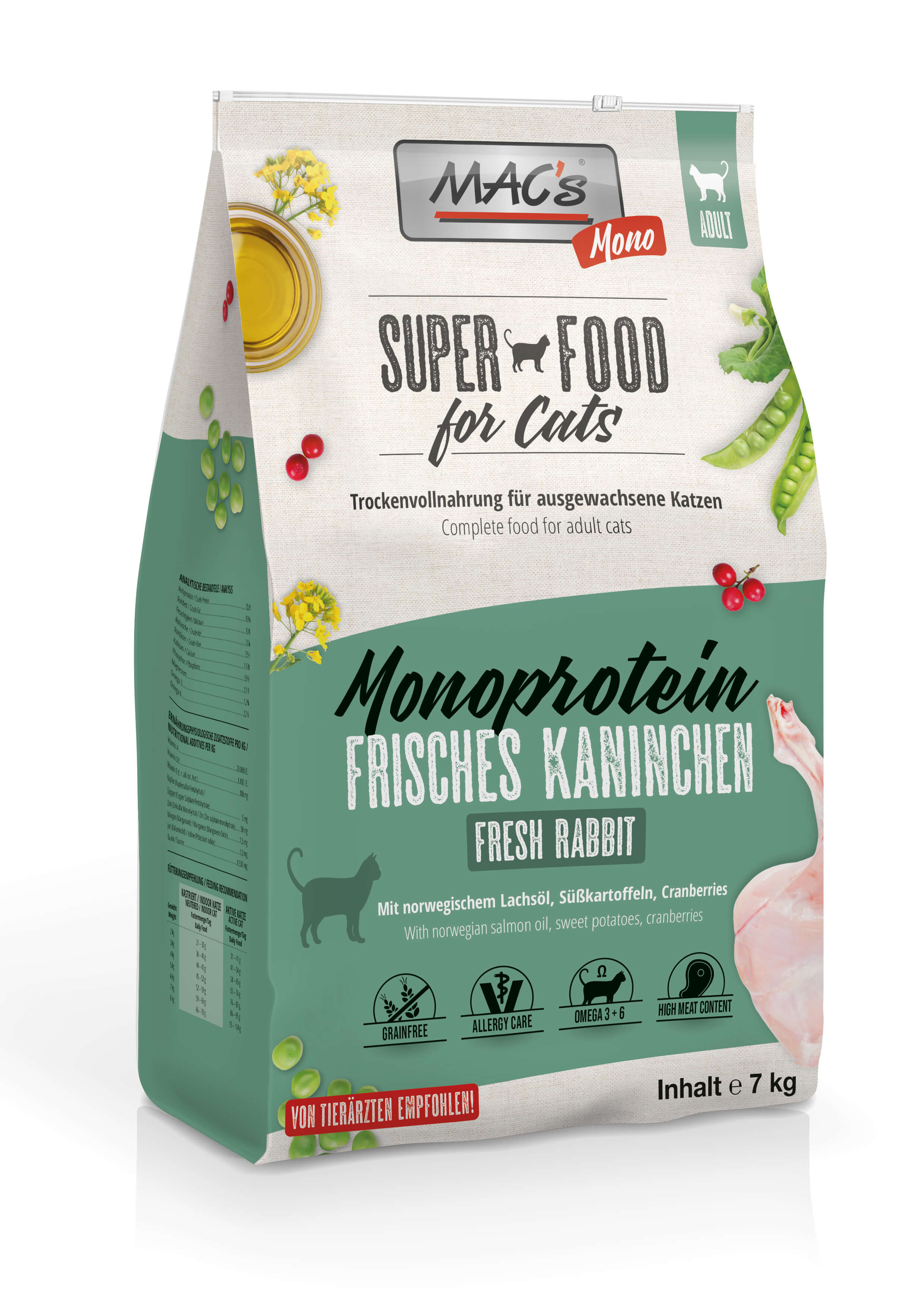 MAC's Cat Mono frisches Kaninchen 7kg