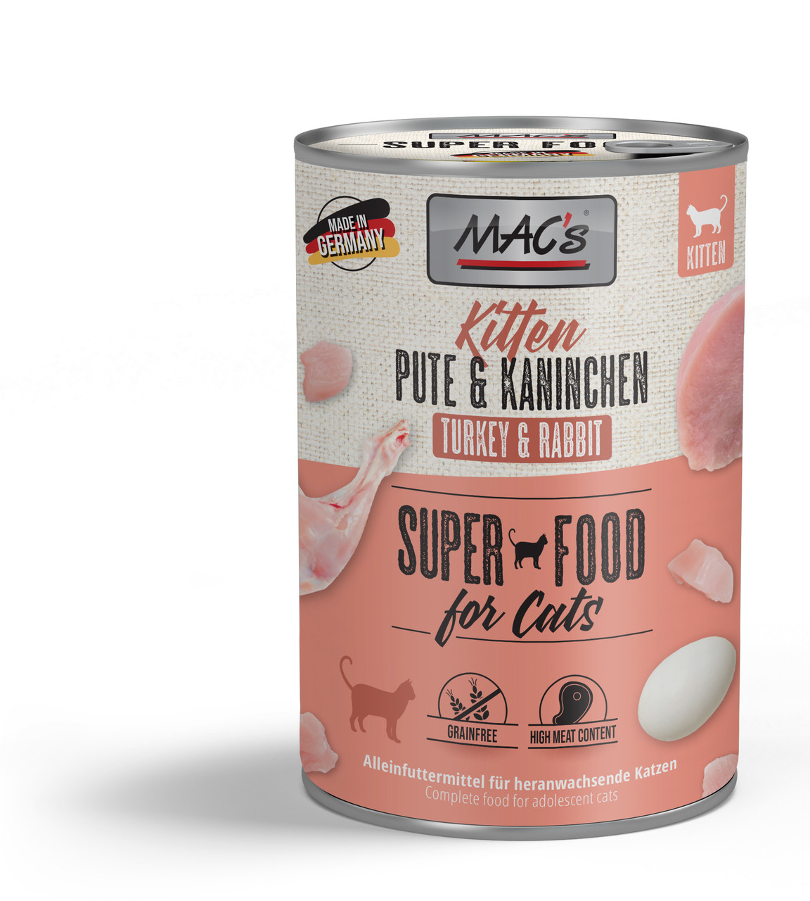 MAC's Cat Kitten Pute & Kaninchen 400g