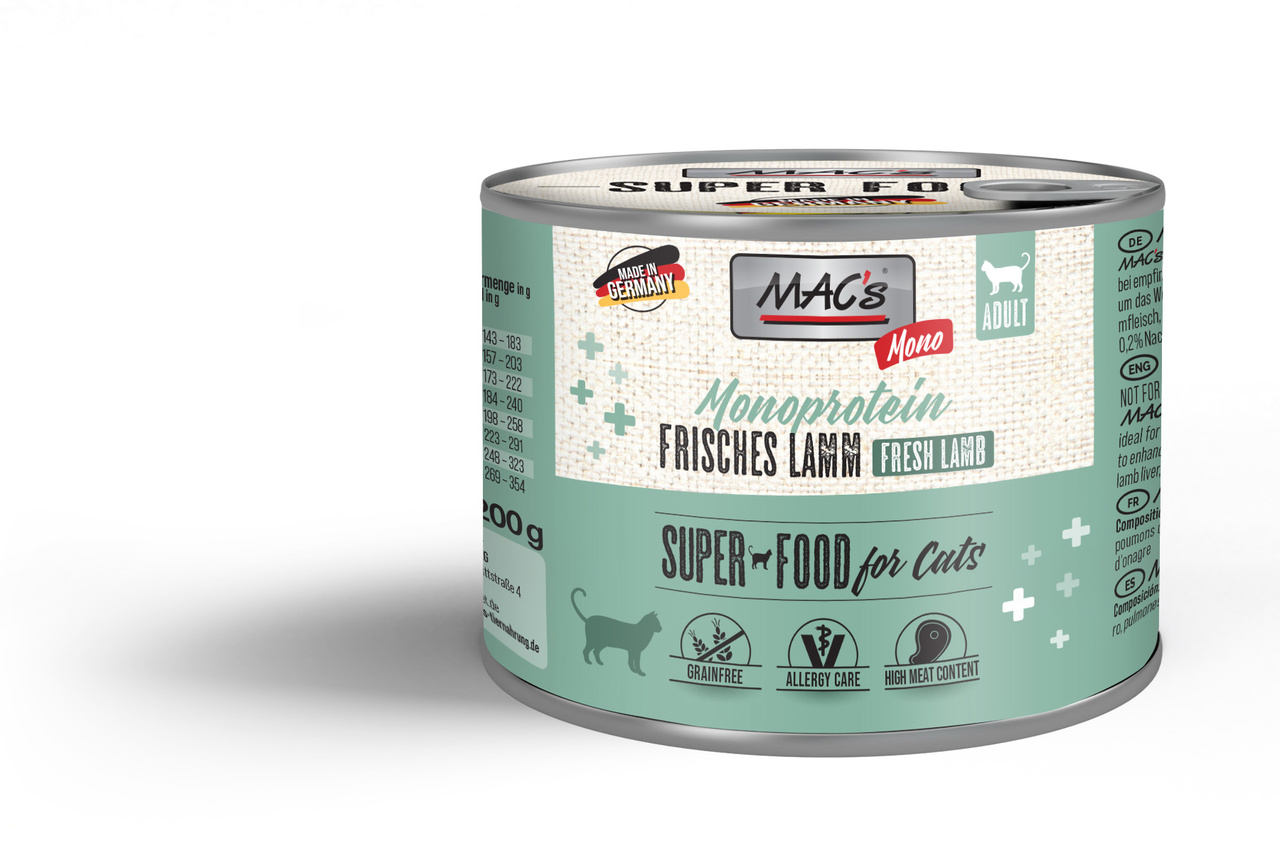 MAC's Cat Mono frisches Lamm 200g