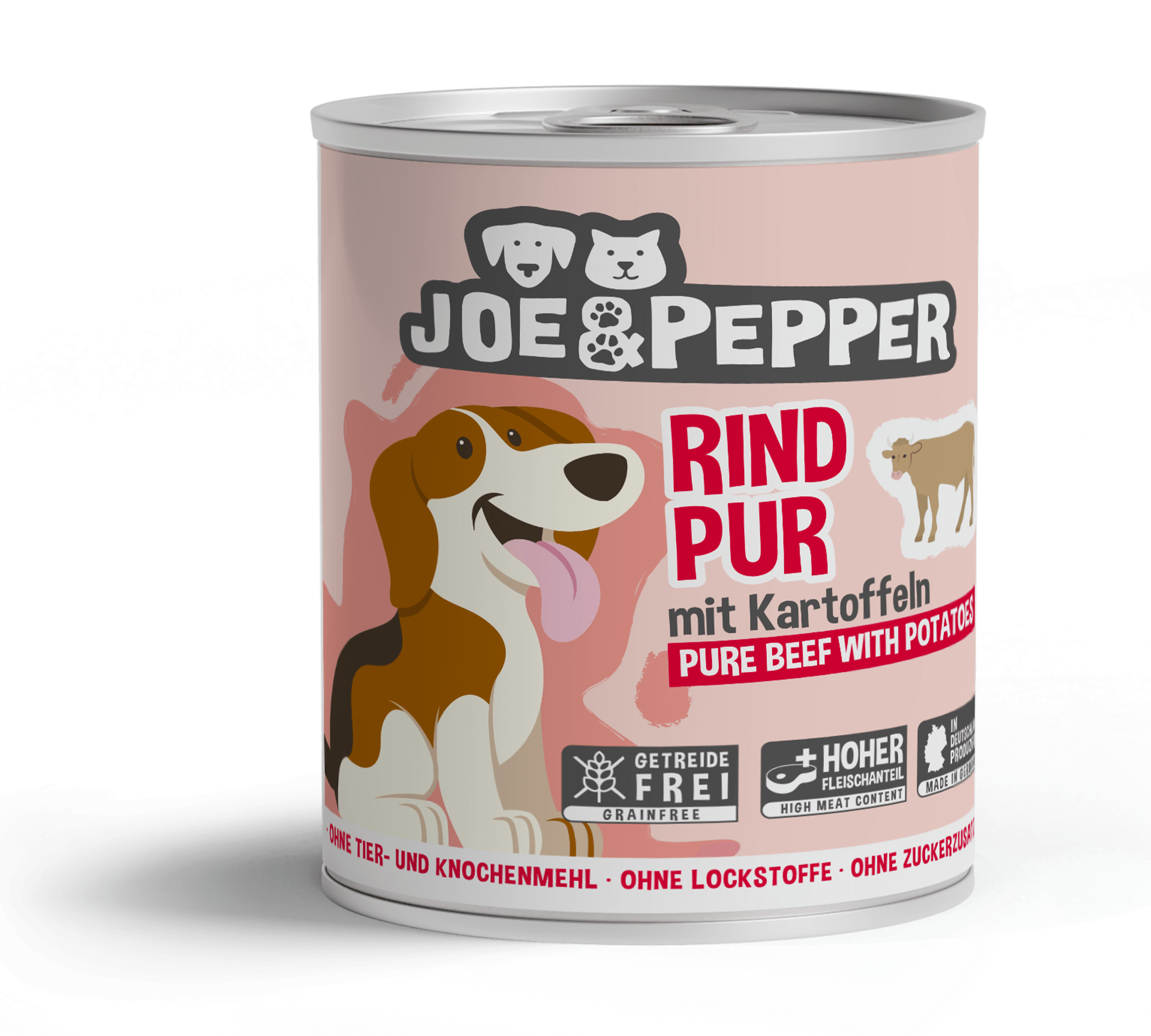 Joe & Pepper Dog Rind pur mit Kartoffeln 800g