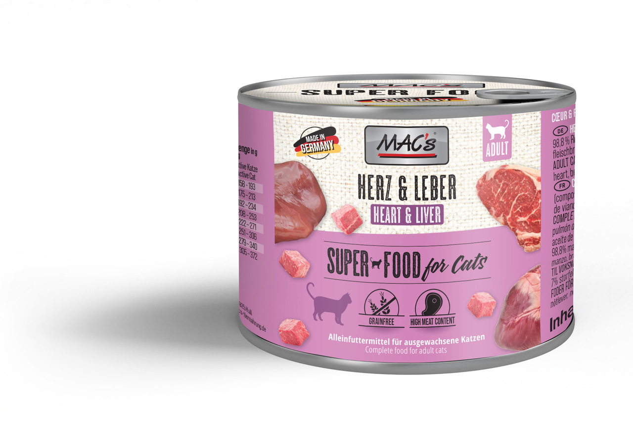 MAC's Cat Herz & Leber 200g