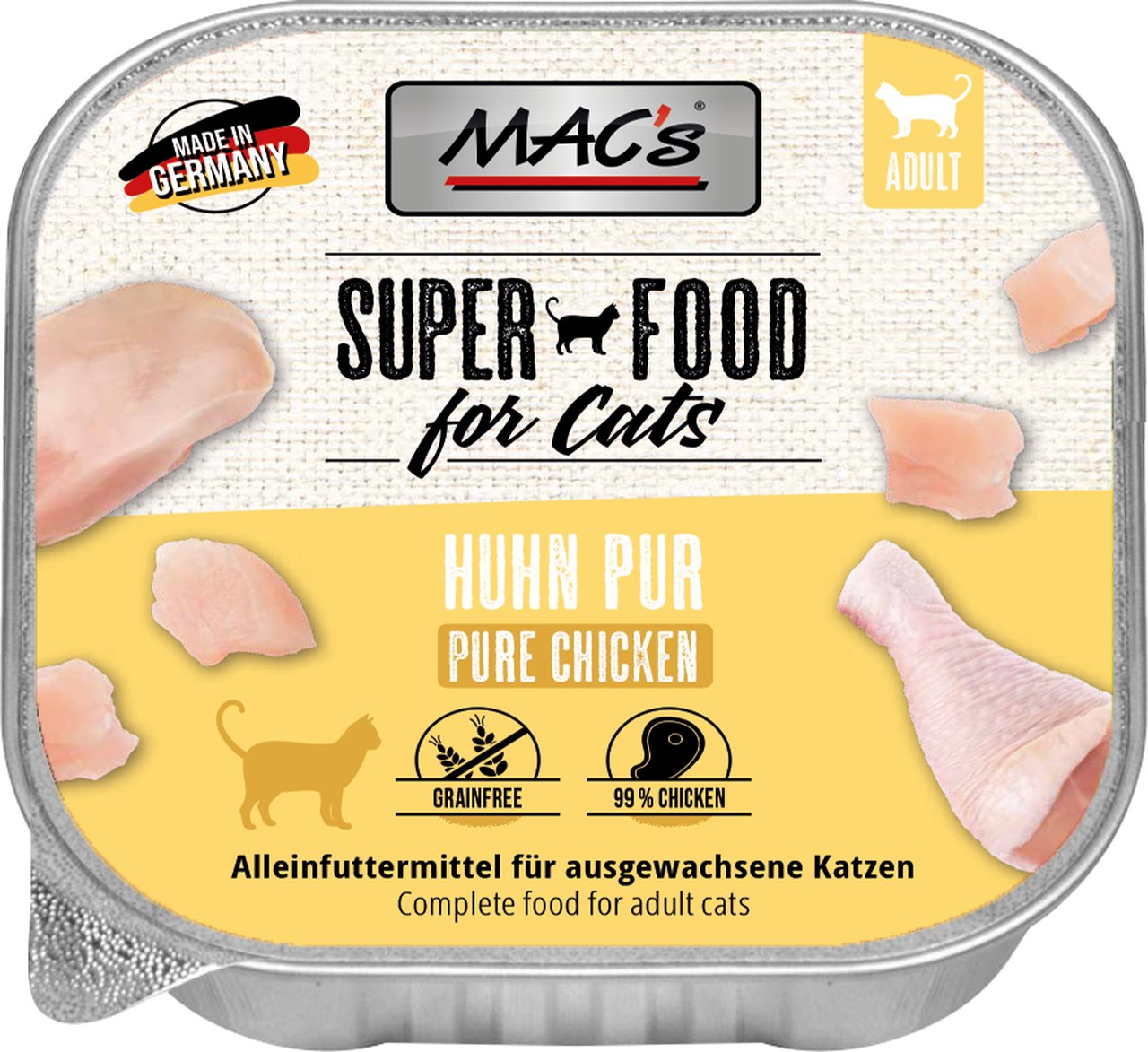 MAC's Cat Schale Huhn Pur 100g