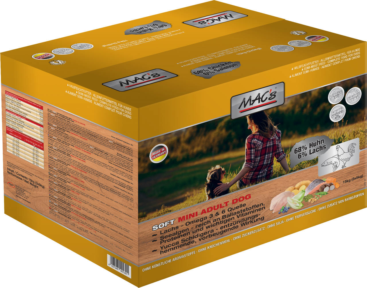 MAC's Dog Soft Mini Huhn & Lachs 15kg