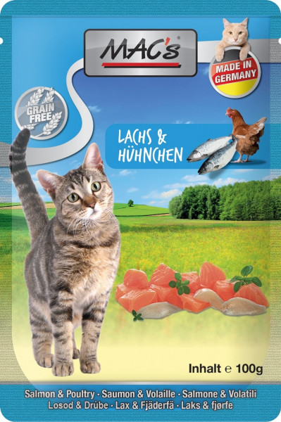 MACs Cat Pouchpack Lachs & Hühnchen 100g