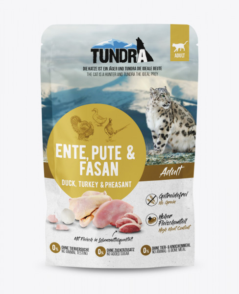 Tundra Cat Pouchpack Ente, Pute & Fasan 85g