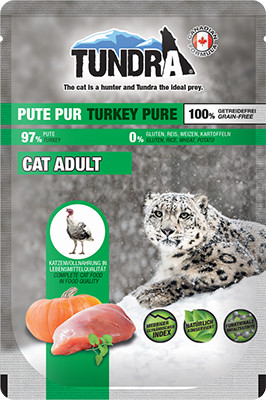Tundra Cat Pouch Pute Pur 85g