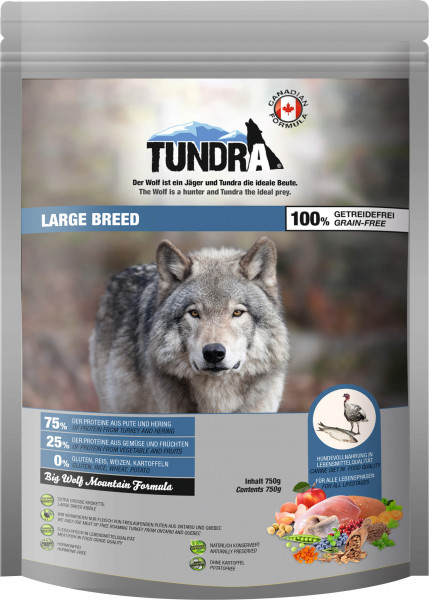Tundra Dog Large Breed 750g