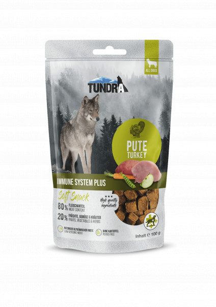 Tundra Snack Immune System+ Pute 100g