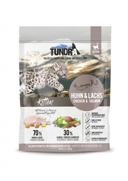 Tundra Cat Kitten Huhn & Lachs 272g